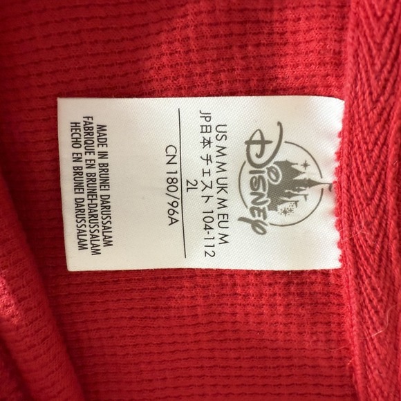 Disney Parks Christmas Long Sleeve Thermal Mickey Mouse Walt Disney World Size M - Picture 13 of 16